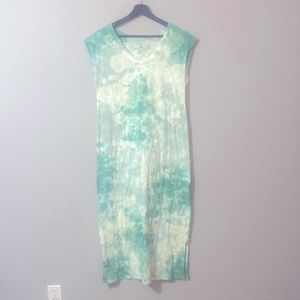 Tie dye cotton summer dress